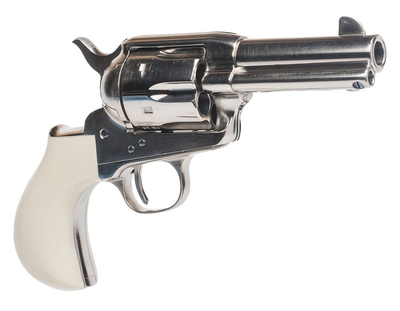 CIMARRON FIREARMS DOC HOLLIDAY THUNDERER NICKEL .45 COLT 3.5″ BARREL 6-ROUNDS