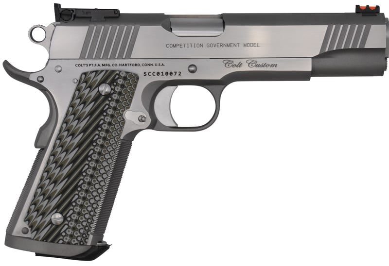 COLT FIREARMS 1911 CUSTOM COMPETITION STAINLESS .38 SUPER 5″ BARREL 9-ROUNDS