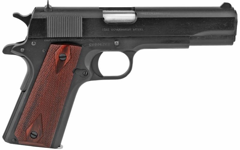 COLT FIREARMS 1911 GOVERNMENT STAINLESS .45 ACP 5″ BARREL 7-ROUNDS