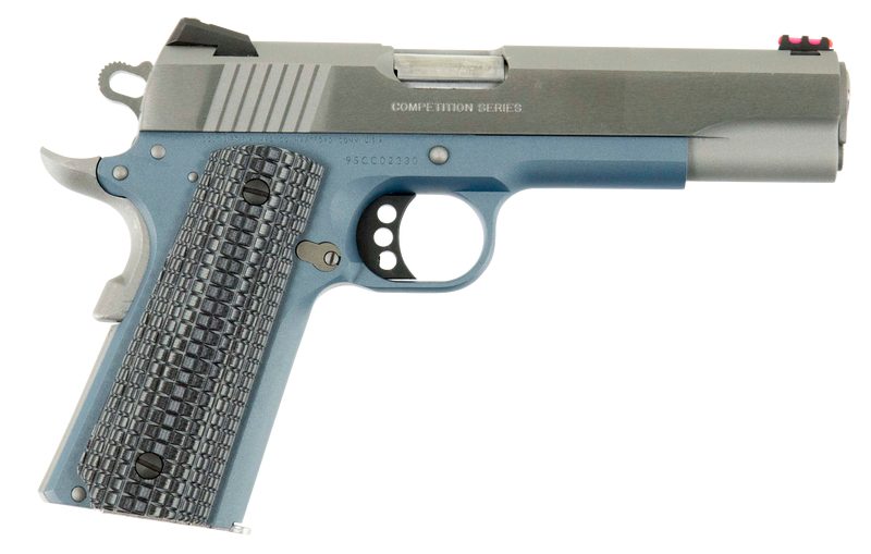 COLT 1911 GOVERNMENT COMPETITION BLUE TITANIUM 9MM 5″ BARREL 9-ROUNDS