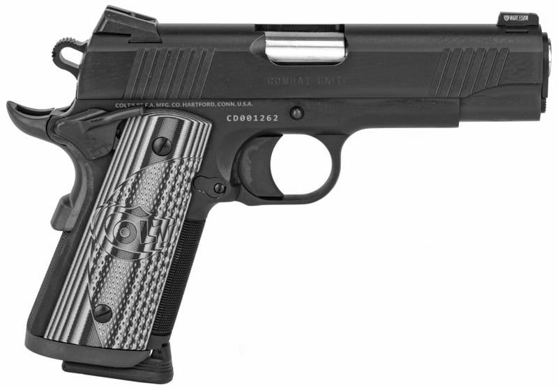COLT FIREARMS COMMANDER COMBAT UNIT .45 ACP 4.25″ BARREL 7-ROUNDS NIGHT SIGHTS