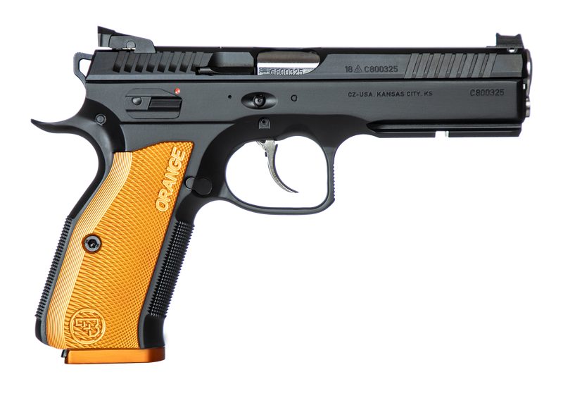 CZ SHADOW 2 9MM 4.89″ BARREL 17-ROUNDS ORANGE GRIPS