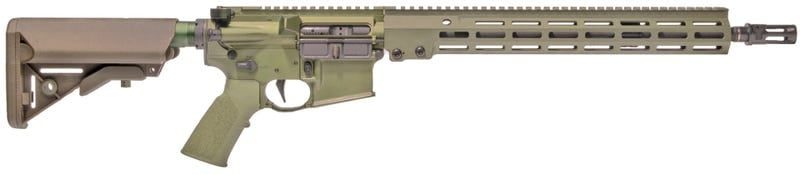 GEISSELE AUTOMATICS SUPER DUTY RIFLE OD GREEN 5.56 NATO 16″ BARREL NO MAG