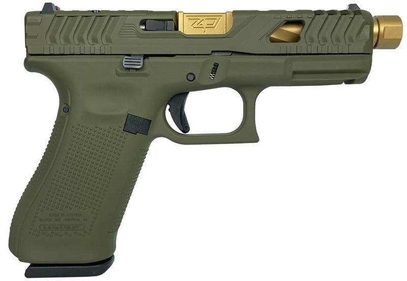 GLOCK 45 GEN5 OD GREEN / GOLD 9MM 4.6″ BARREL 17-ROUNDS