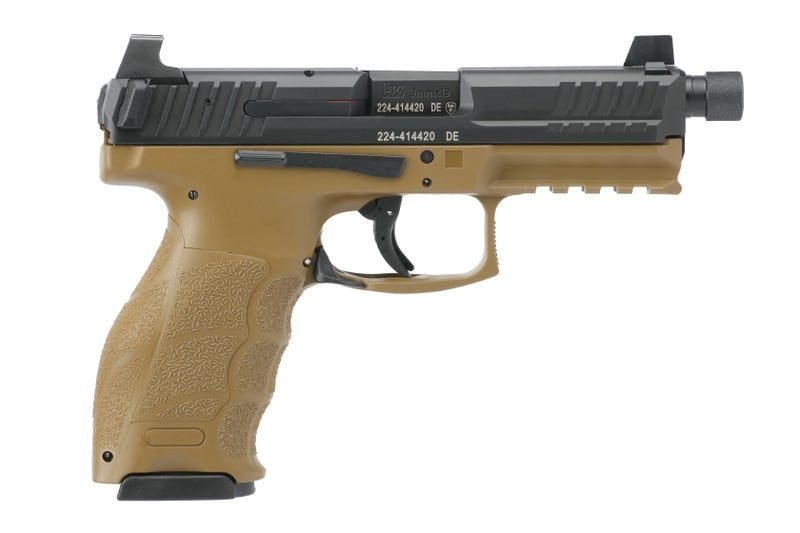 HECKLER AND KOCH VP9 TACTICAL FLAT DARK EARTH 9MM 4.7″ BARREL 17-ROUNDS NIGHT SIGHTS
