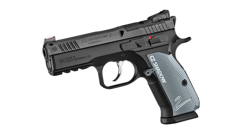CZ Shadow 2 Compact Black / Grey 9mm 4″ Barrel 15-Rounds Optics Ready