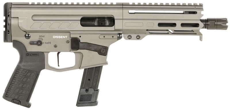 CMMG Dissent MK17 Tungsten 9mm 6.5″ Barrel 21-Rounds No Brace