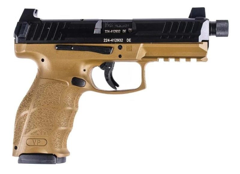 Heckler and Koch VP9 Tactical Flat Dark Earth 9mm 4.7″ Barrel 10-Rounds Push-Button Mag Release