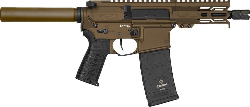 CMMG Banshee MK4 Midnight Bronze 9mm 5″ Barrel 30-Rounds No Brace