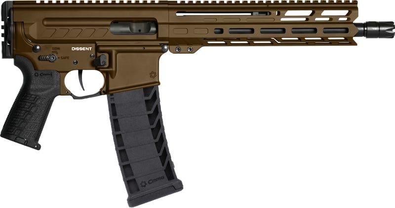 CMMG Dissent MK4 Midnight Bronze 9mm 10.5″ Barrel 30-Rounds No Brace