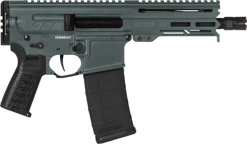 CMMG Dissent Mk4 Charcoal Green 5.56 6.5″ Barrel 30-Rounds No Brace