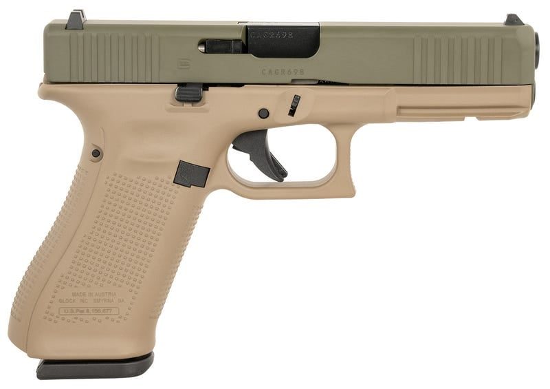 Glock G17 Gen5 ODG/FDE 9mm 4.49″ Barrel 17-Rounds