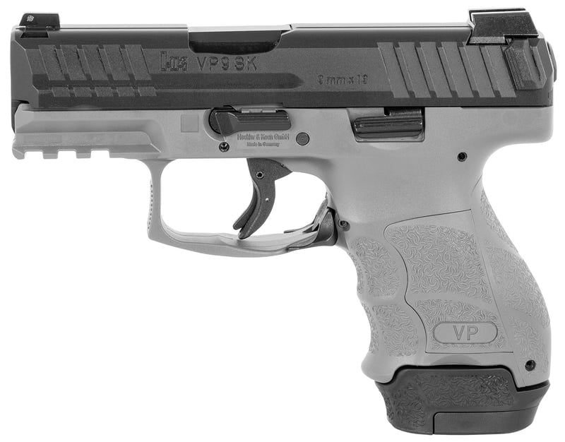 Heckler and Koch VP9SK Gray 9mm 3.39″ Barrel 12/15-Rounds Fixed Sights