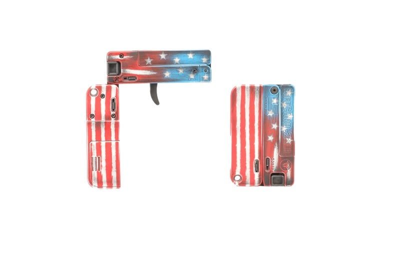 Trailblazer Firearms LifeCard American Flag Cerakote .22 LR 2.5″ Barrel 1-Rounds