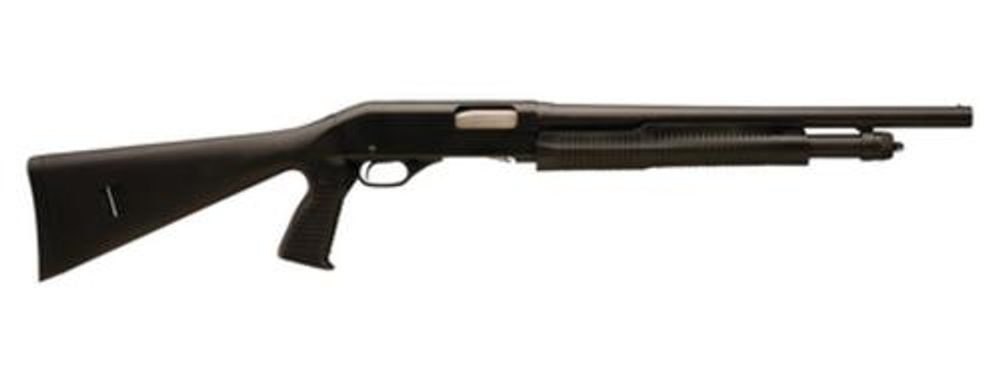 Stevens 320 Security 12 Ga, 3″ Chamber 18.5″ Barrel, Black, Pistol Grip, Bead Sight, 5rd Stevens