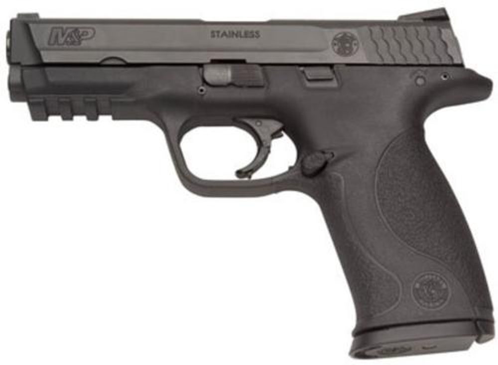Smith & Wesson, M&P, Semi-automatic Pistol, Full Size, 9mm, 4.25″ Barrel, Polymer Frame, Black, Fixed Sights, No Internal Lock or Magazine Safety, 17rd, 2 Magazines Smith & Wesson