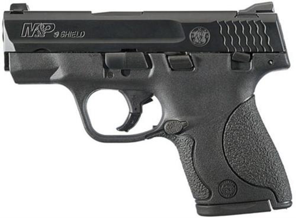 Smith & Wesson M&P Shield 9mm, 3″ Barrel, Black Melonite Finish, 7rd, 8rd Mags Smith & Wesson