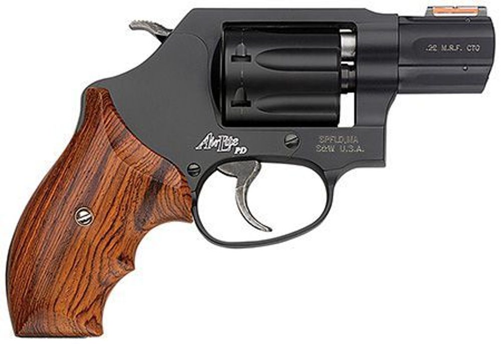 Smith & Wesson 351 PD 22 Magnum 1.9″ Barrel Wood Grip Matte Black 7rd Smith & Wesson