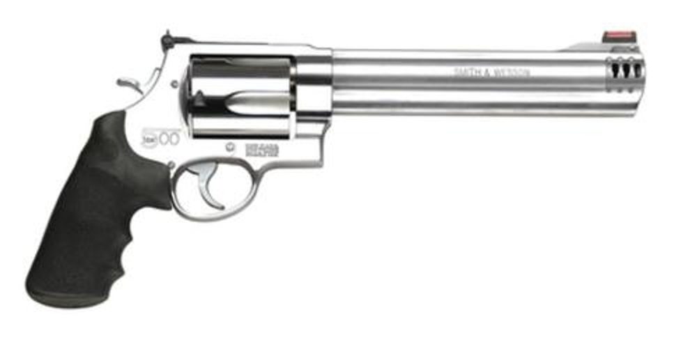 Smith & Wesson 500 S&W Magnum, 8 3/8″ Ported Barrel, High Viz Sights, SS Fini9sh Smith & Wesson