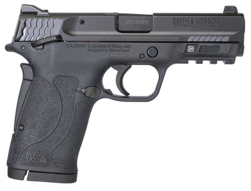 Smith & Wesson M&P Shield EZ .380 ACP, 3.6″ Barrel, Adj Rear Sight, Manual Safety, 8rd Smith & Wesson