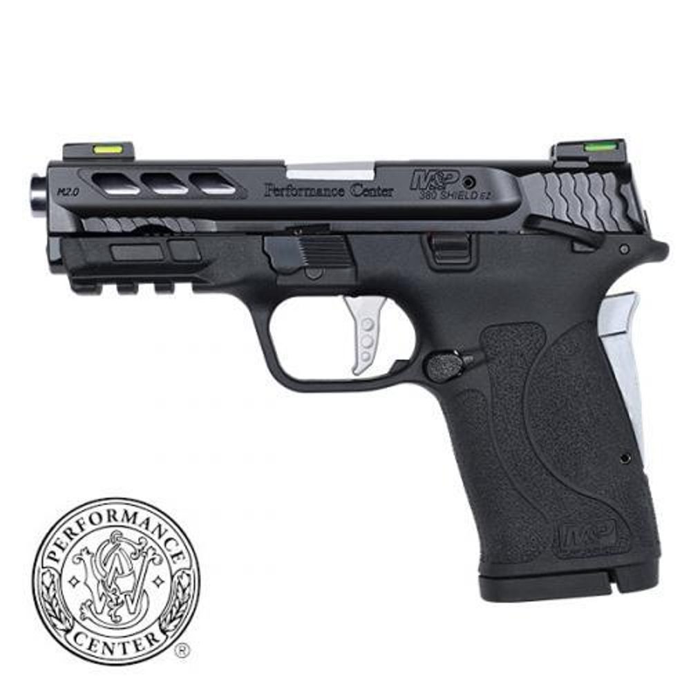 Smith & Wesson M&P Shield EZ M2.0 Performance Center 380 ACP, Silver Ported Barrel Smith & Wesson