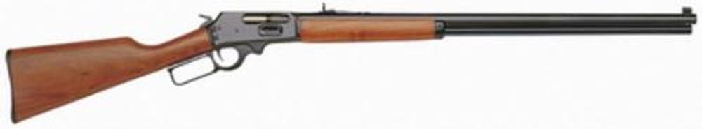 Marlin 1895 Cowboy 45-70 Gvt, 26″ Octagon Barrel, Blued, Straight Walnut, Marbles Buckhorn Sights, 9rd Marlin