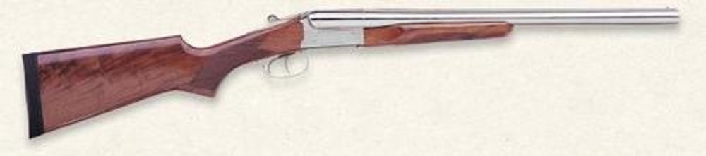 Stoeger Coach Gun SxS 12 Ga, 20″ Barrel, AA-Grade Gloss Walnut, Polished Nickel Stoeger