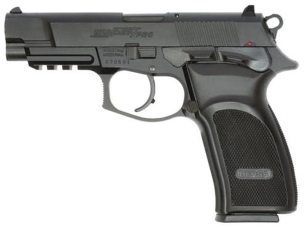 Bersa Thunder 9 Pro, D.A. Hi Cap 17rd Mag, Matte Finish Bersa