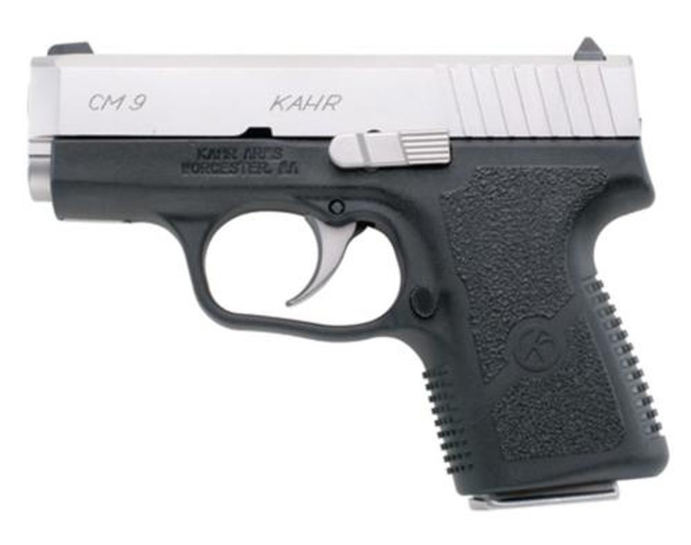 Kahr CM9 Pistol, (3.0″ Barrel) Black Polymer Frame, Matte Stainless Kahr Arms
