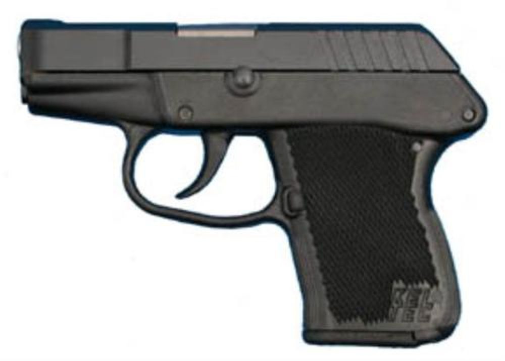 Kel-Tec P3ATBBlack DAO 380 ACP 2.75, Black Poly Grip Blued, 6rd Kel-Tec