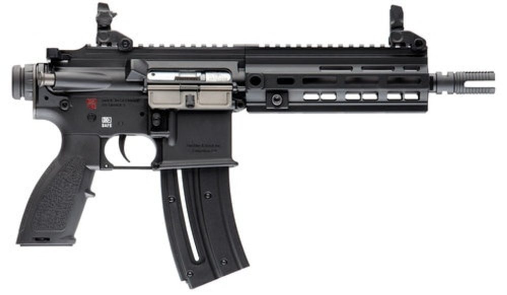 HK 416 Pistol, .22 LR, 8.5″ Barrel, 20rd, Matte Black HK- Heckler and Koch