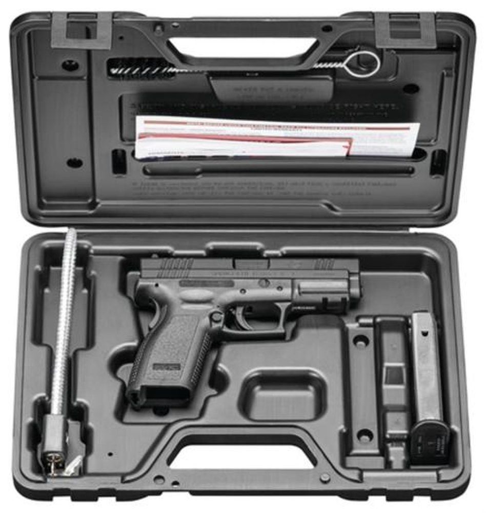 Springfield XD Essential Package DAO 40S&W 4″ Barrel, Poly Grip/Frame Black, 10rd Springfield Armory