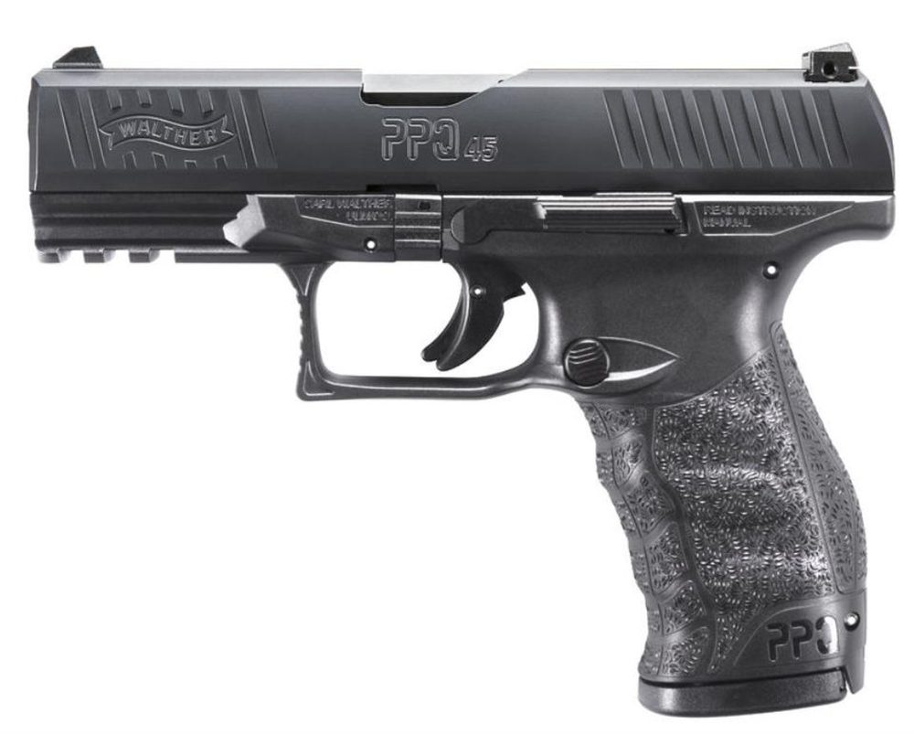 Walther PPQ M2 45 ACP 4.25″ Barrel Black 12 Rd Mags Walther