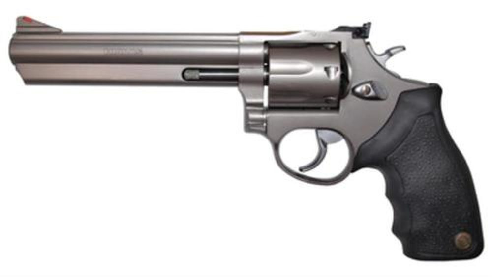 Taurus Model 66 Standard 357 Mag/38 Spl 6″ Barrel 7rd Adjustable Sight Black Synthetic Grip Matte SS Taurus