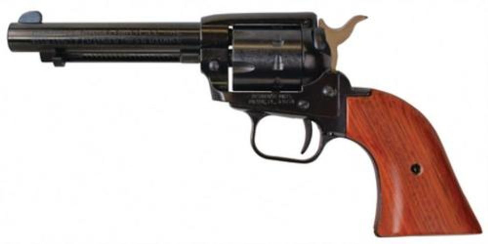 Heritage Rough Rider .22 LR/.22 Magnum 4.75″ Barrel Blue Finish Cocobolo Grips 9rds Heritage Mfg
