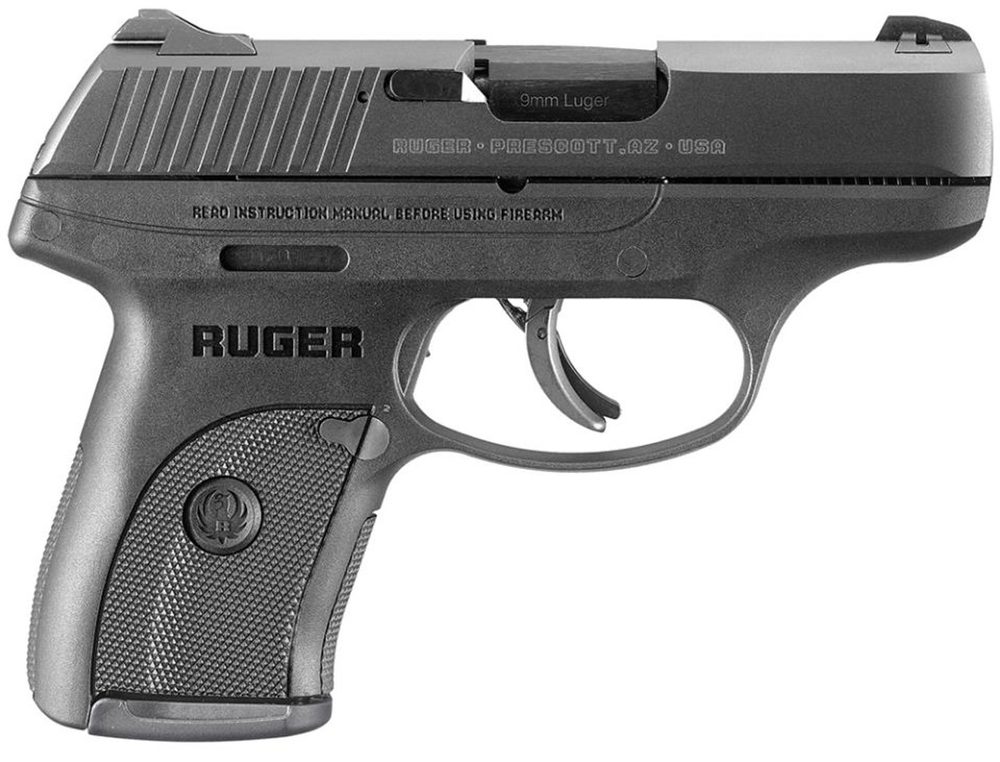 Ruger LC9S Standard 9mm, 3.12″ Barrel, 3-Dot, Black Polymer Grip, 7rd Mag Ruger