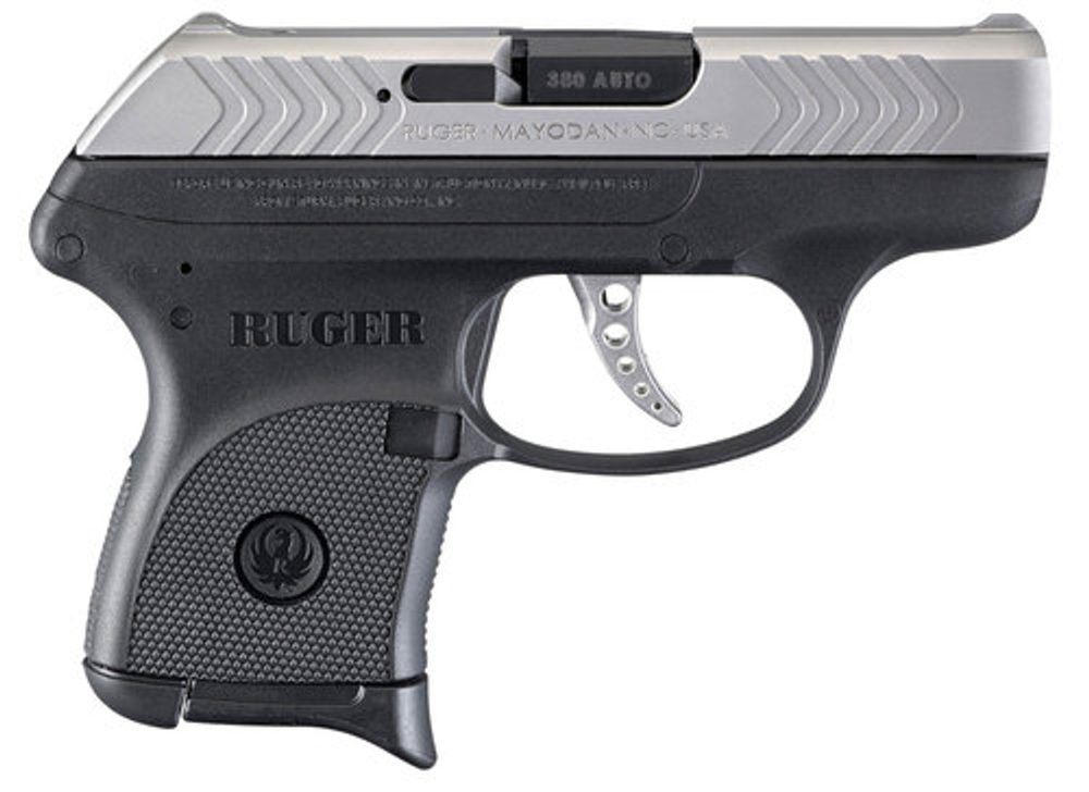 Ruger LCP 380 ACP Double, 2.75″ Barrel, Black Grip, Stainless Slide Ruger