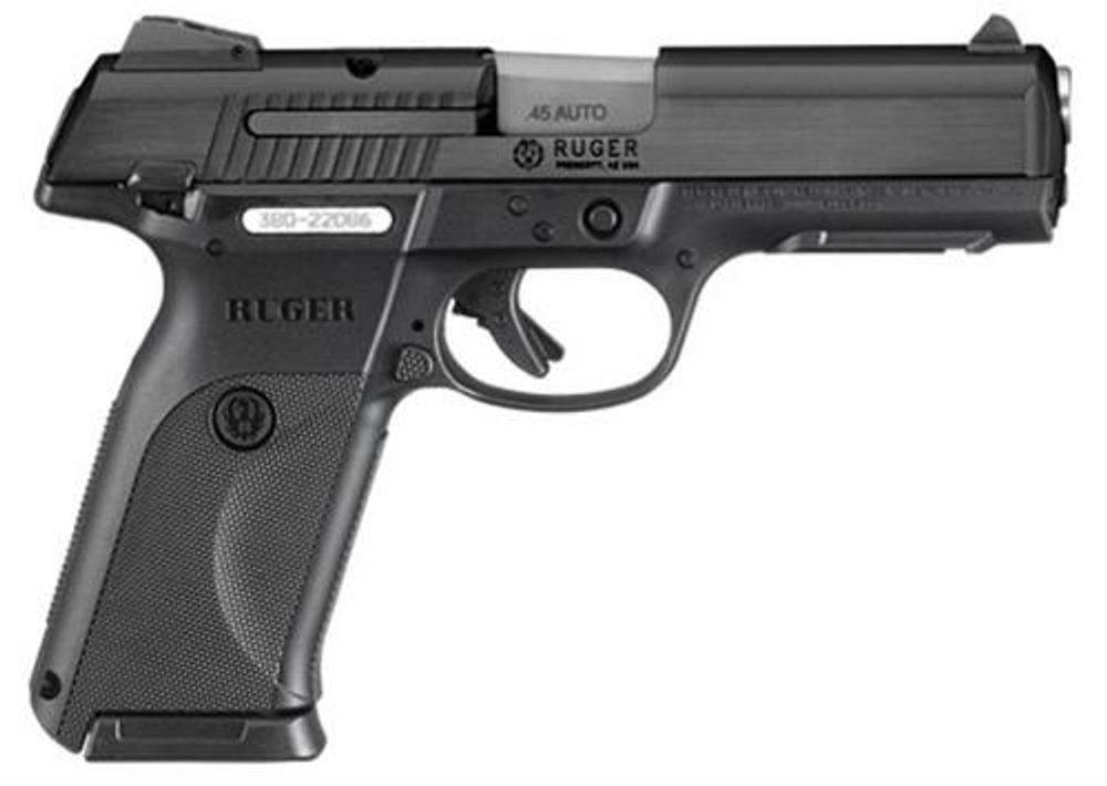 Ruger SR45 Pistol, 45 ACP, Black, 10rd Ruger