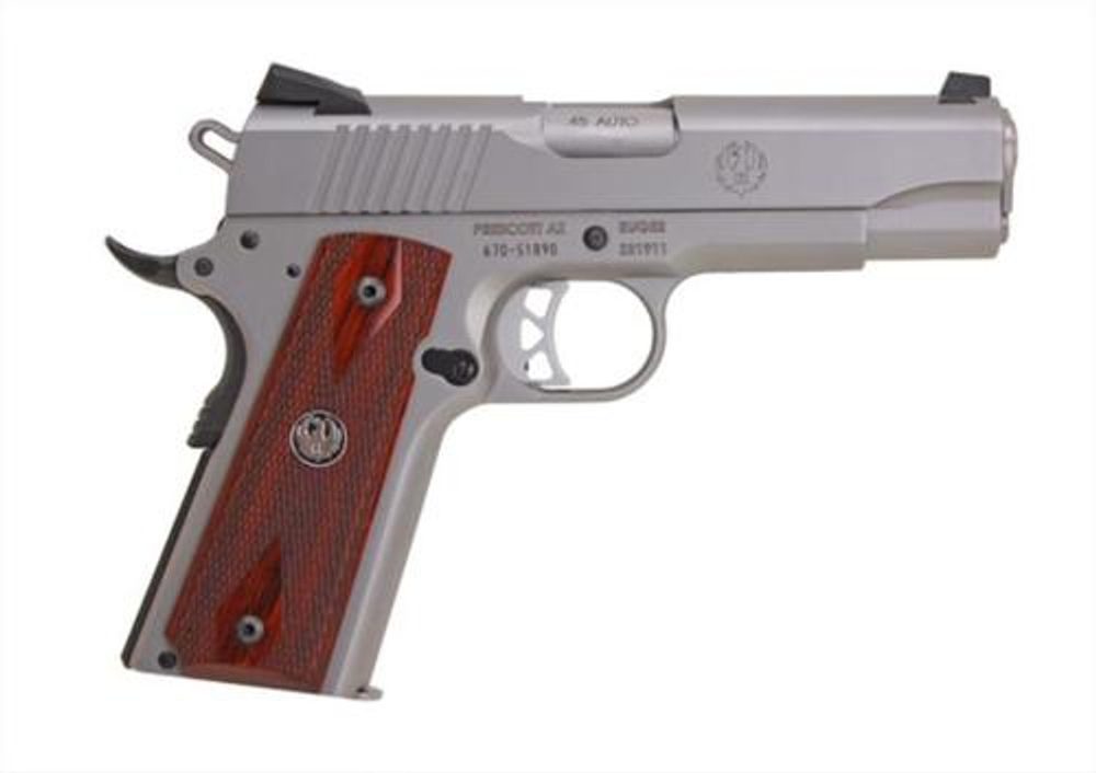 Ruger SR1911 Compact Commander 45 ACP, SS, 4.25″ Ruger