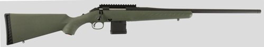Ruger American Predator 223 Rem, 22″ Barrel, Rail, Moss Green/Black, 10rd Ruger