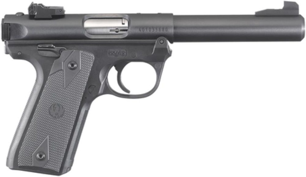 Ruger Mark IV 22 LR, 5.5″ Barrel, Black Synthetic Grip, 10rd Ruger