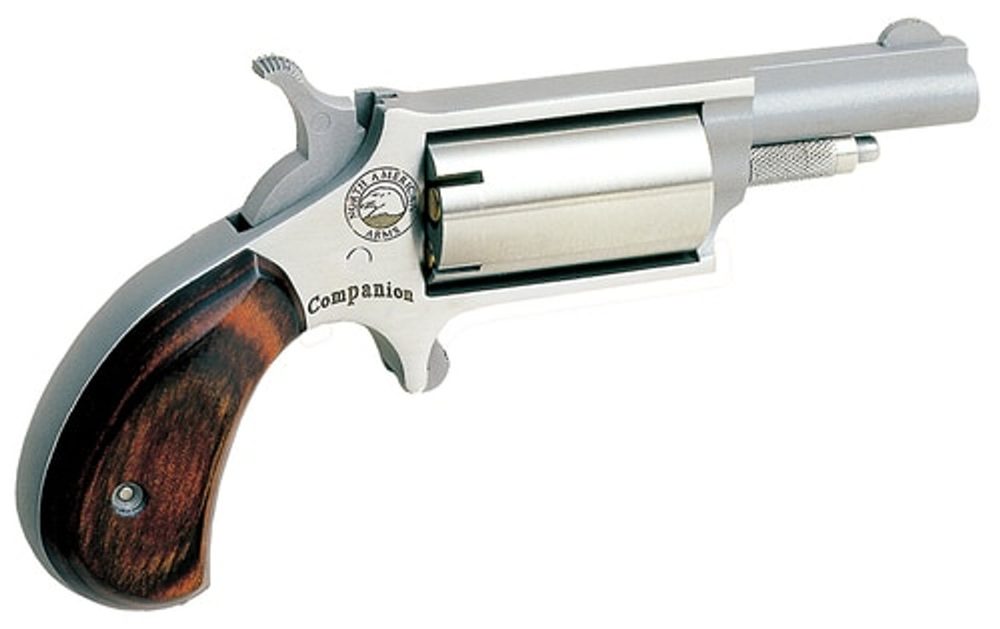 NAA Cap and Ball Revolver Single 22 1.62″ Wood Stock 5 North American Arms