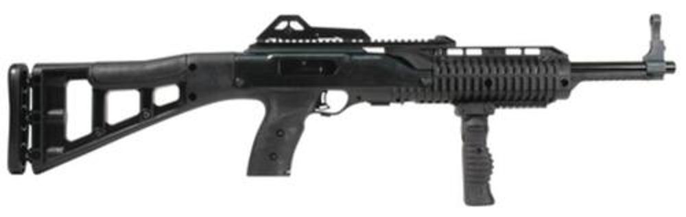 Hi-Point Carbine SA 45 ACP 17.5″ Barrel, Synthetic Stock Black, Fwd Fold Grip, 9rd Hi Point