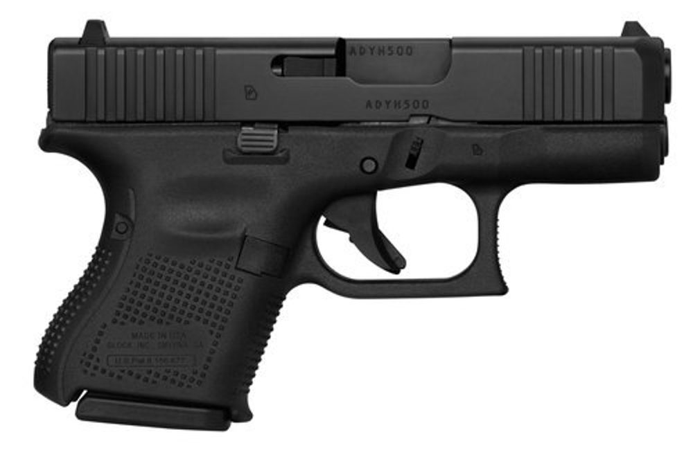 Glock G26 Gen5 9mm, 3.43″ Barrel, Fixed Sights, 10rd Glock