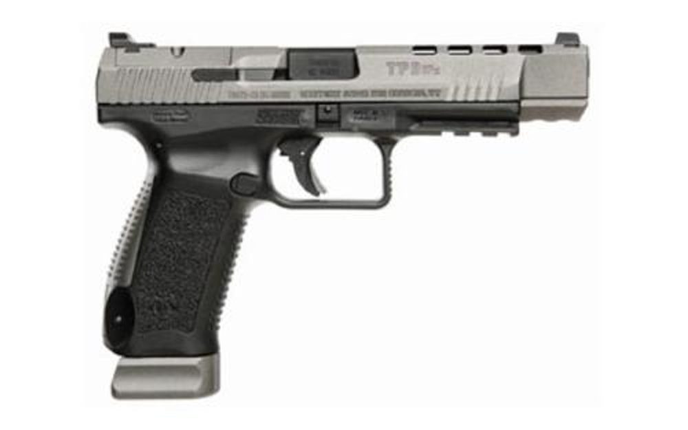 Canik TP9SFx 9mm, 5.2″, Black Polymer Frame, Black, 20 rds Canik