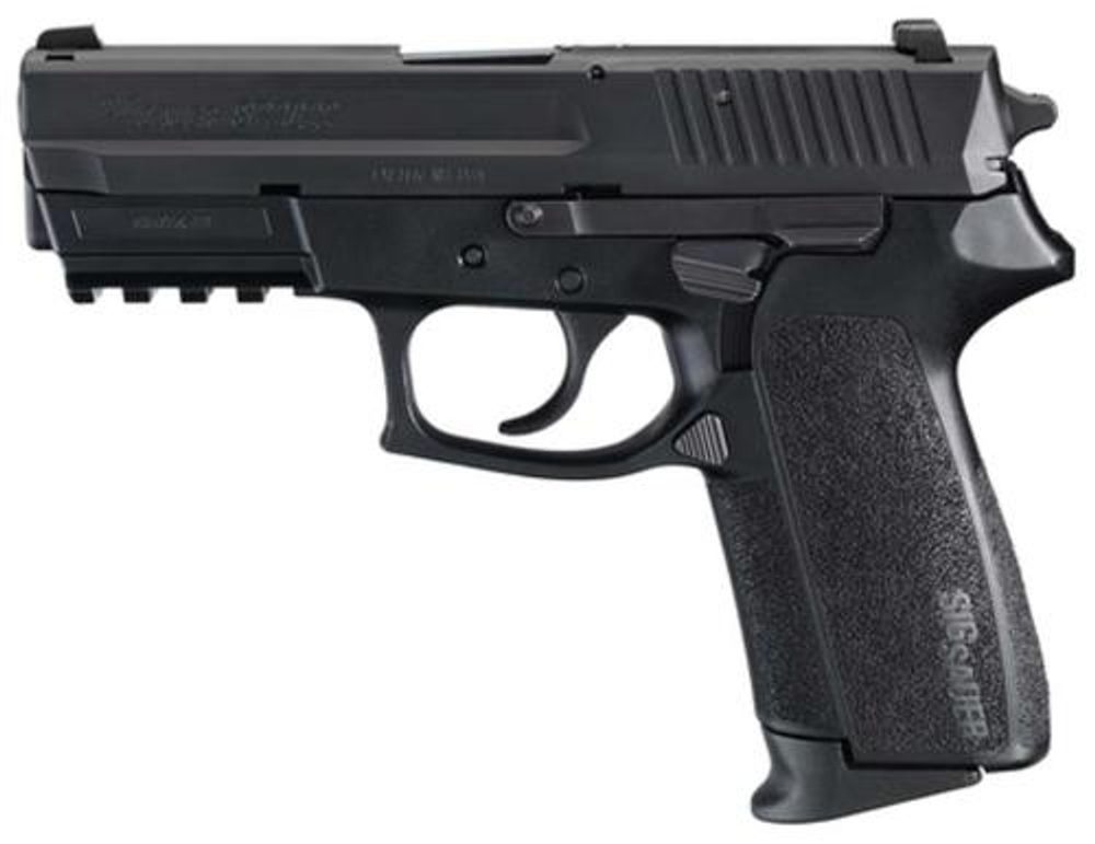 Sig Sauer, SP2022, DA/SA, Compact, 9mm, 3.9″ Barrel, Polymer Frame, Black Color, Right Hand, Decocker, Siglite Night Sights, 15Rd, 2 Magazines Sig Sauer