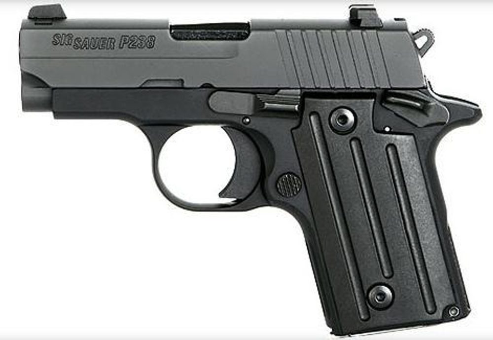 Sig P238 Sub Compact Pistol 380 ACP Black, Night Sights Sig Sauer
