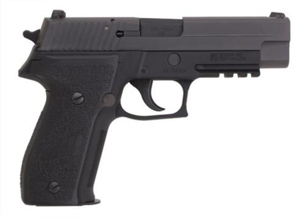 Sig P226 9MM 4.4In Mk25 Black Da/Sa Siglite Polymer Grip (2) 10Rd Steel MAG USN Anchor UID CA Compliant Phos. Sig Sauer