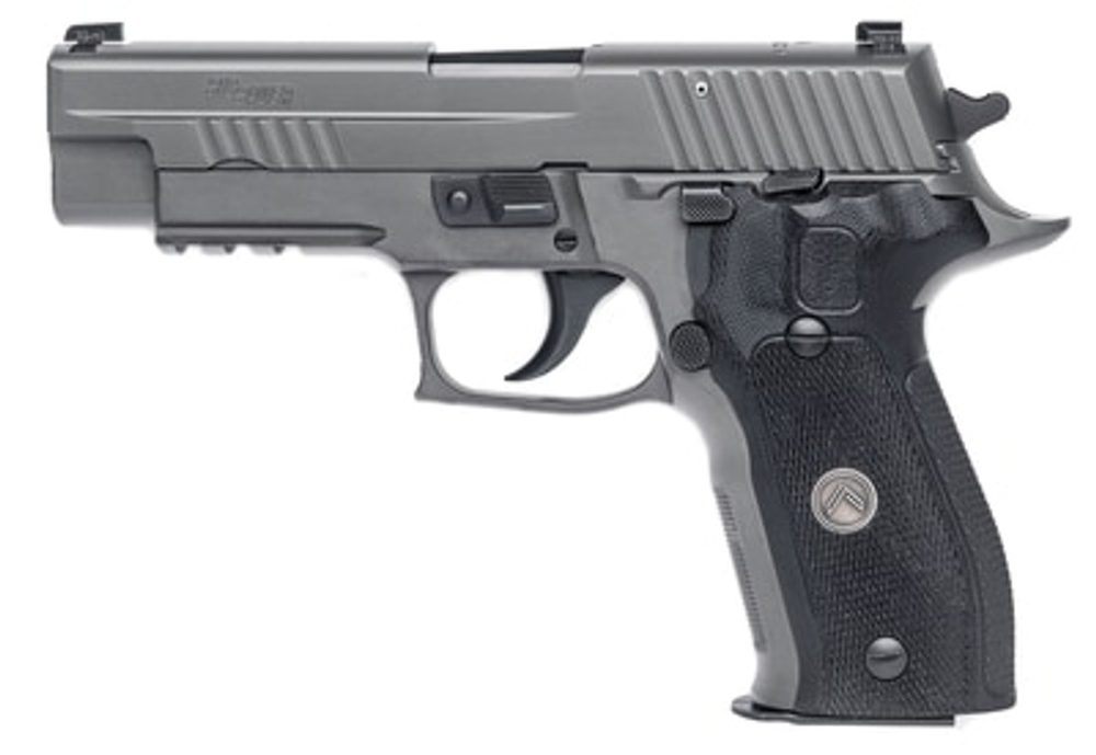 Sig P226, Legion, DA/SA, Full Size, 9mm, 4.4″ Barrel, Alloy, Legion Gray, Black G10 Grips, XRAY3 Day/Night Sights, Decocker, 15rd, P-SAIT Trigger 3 Magazines Sig Sauer
