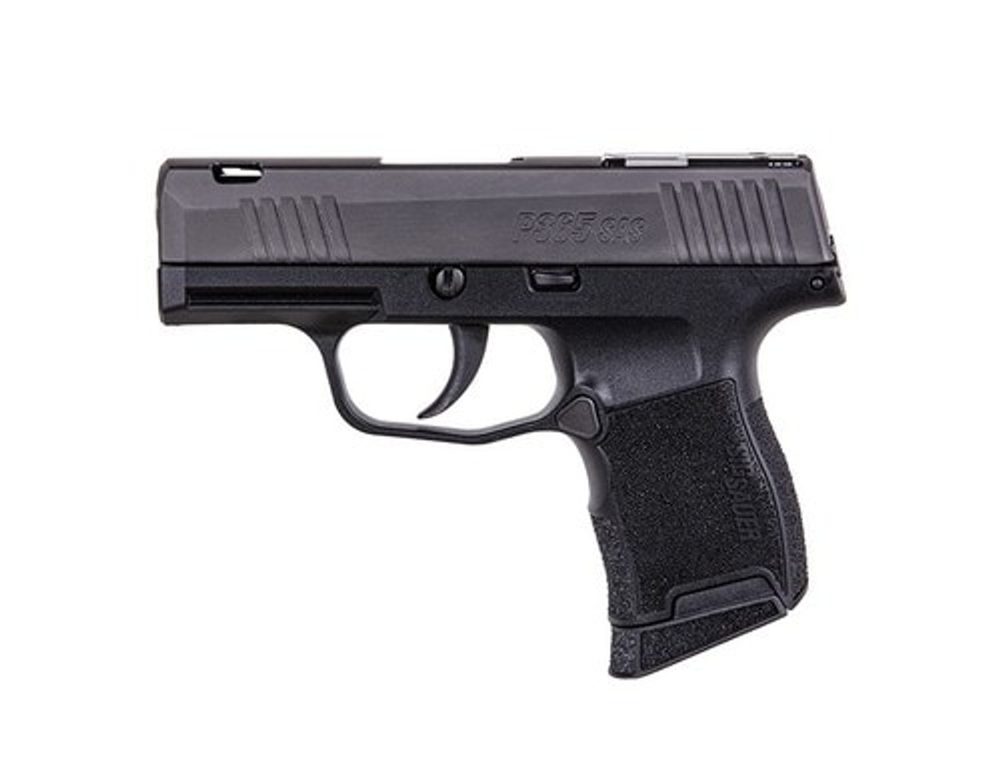 *D*Sig P365 SAS 9mm, 3.1″ Barrel, FT Bullseye Sights, Black, 10rd Sig Sauer